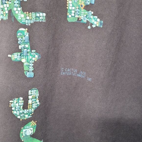 Cactus Jack Sony PlayStation Brown Puff Print T-Shirt XL - Picture 6 of 9